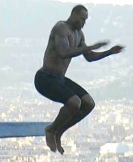 Watch LeBron James Hesitate For Three Minutes Before Jumping Off A Diving Board