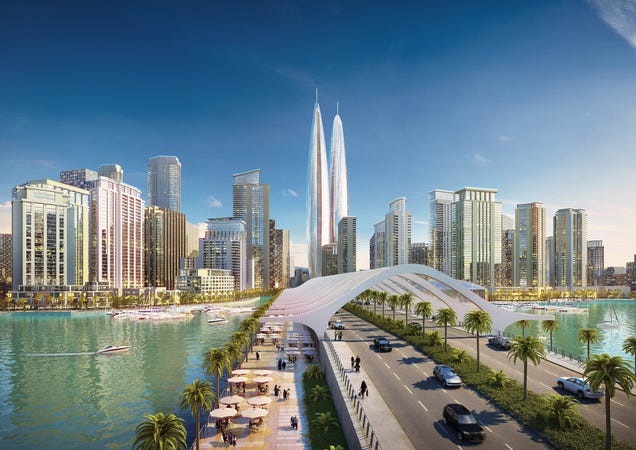 Dubai's Newest Twin Towers Will Look Like a Pair of Blunts