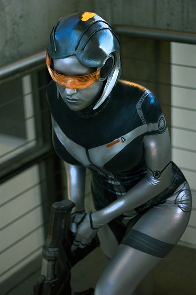Cosplaying As Shepard Is Easy. Try EDI Instead.
