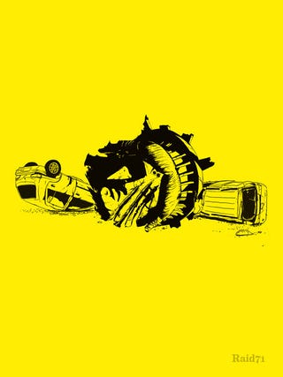 Celebrate the destruction of New York City with this crazy giant monster art