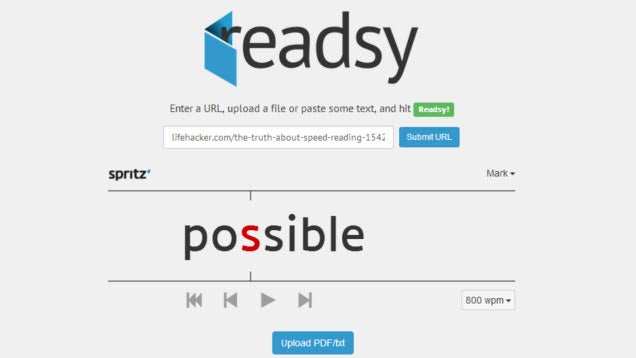 ​Readsy Makes It Easy to Focus and Speed Read Online Articles