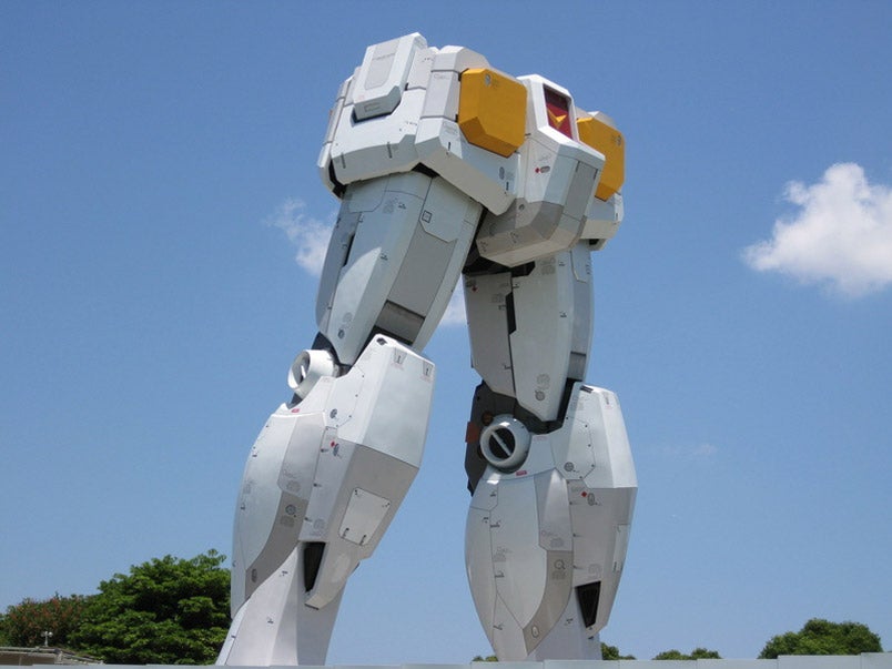 giant gundam statue