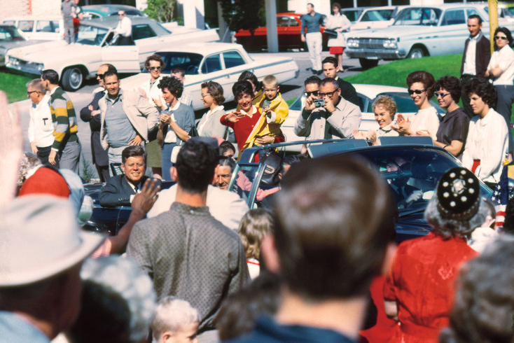 Artist Discovers Unseen Color Photos Of JFK's Final Moments