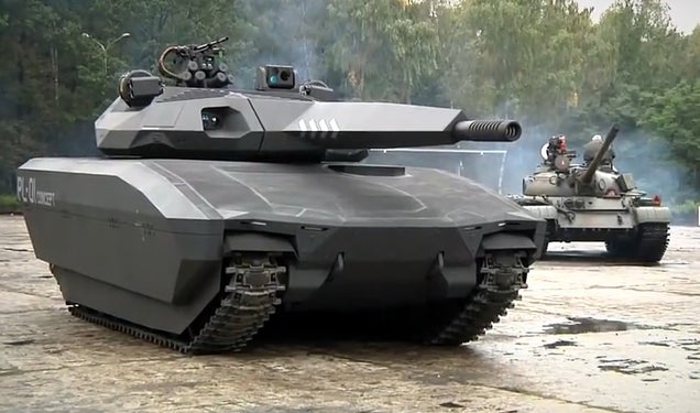 most modern tanks