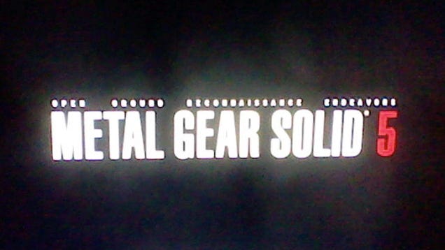 Nice Guy Hideo Kojima Apologizes for Fake Metal Gear Solid 5 Logo