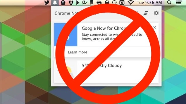 How to Disable Chrome's Google Now Notifications