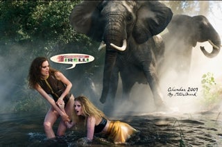 2009 Pirelli Calendar: Elephants And A Whole Load Of NSFW
