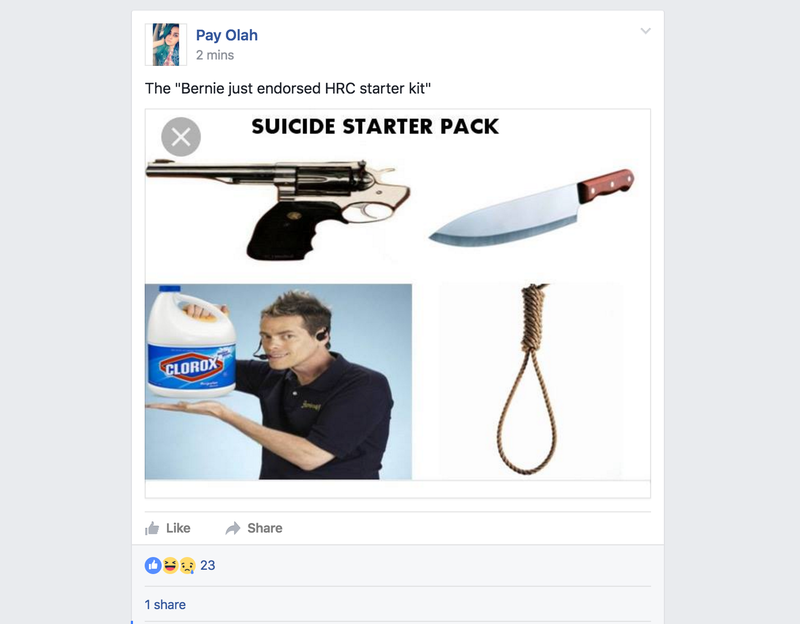 The Bernie Sanders Meme Community Is Freaking the Fuck Out