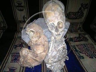 Triangle-Headed Alien Mummy discovered in Peru — we're not alone!
