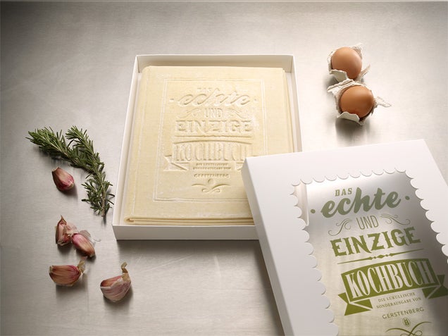 This the First Cookbook That You Can Actually Cook—Into a Yummy Lasagna!