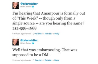 NYT Twitter Hero 'Pulls a Weiner'