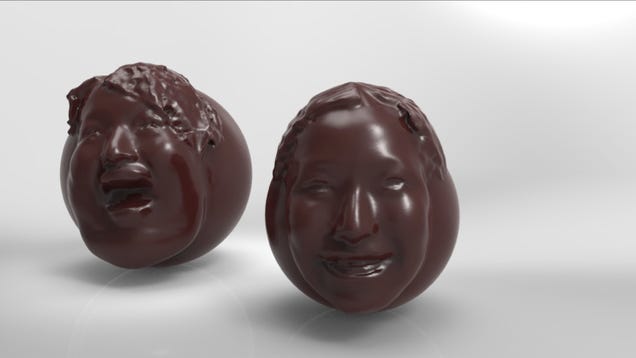 Put Your Own Face on Chocolate and Terrify Loved Ones