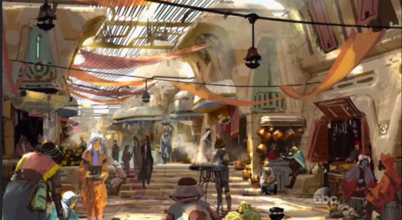 Un primer vistazo al prometedor parque de atracciones de Star Wars en Disneyland