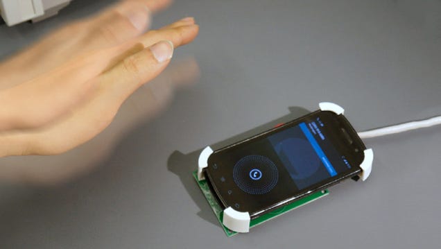 How Scientists Made This Ordinary Phone a Touchless Interface