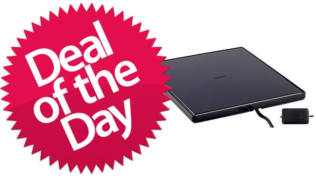 This Flat Indoor TV Antenna Is Your Freedom-From-Cable Deal of the Day