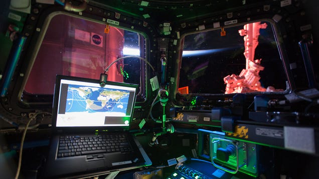 The ISS's Work Station Puts Your Home Office To Shame
