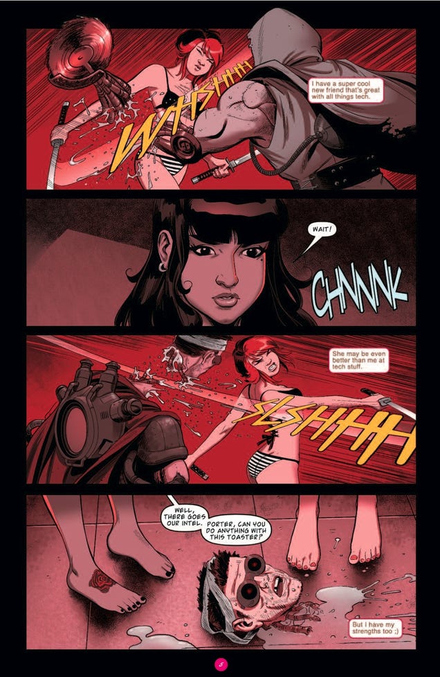 The Suicide Girls comic book! It's a nip-slip dystopia! NSFW!