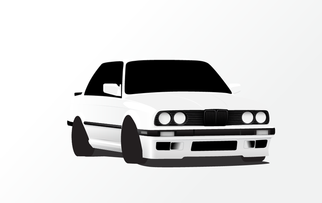 Working on a e30 325is Drawing.