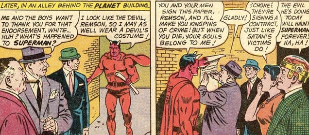 Remember when Superman turned into Satan?