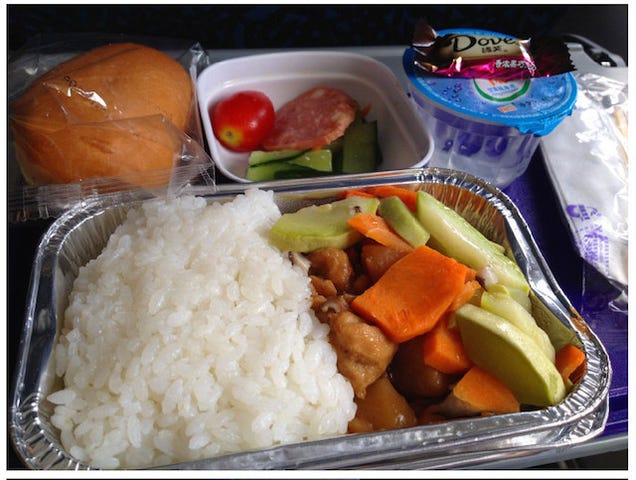 Like Elsewhere, Chinese Airline Food Doesn't Look So Great