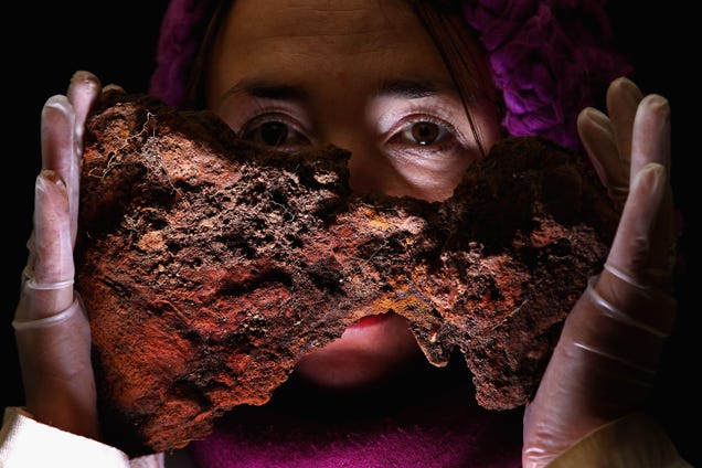 Amazing Discovery: Viking tomb includes a warrior's boat, axe, spear and sword