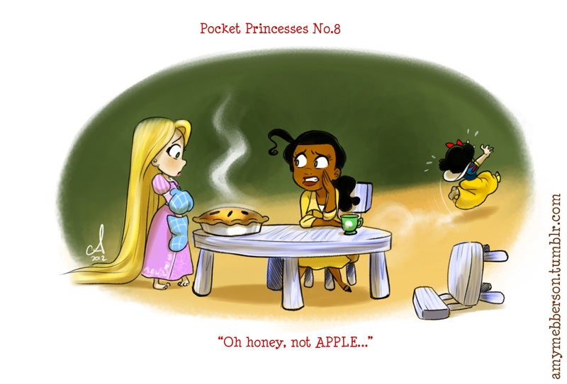 Disney Princesses Don T Always Get Along In These Adorable Comics