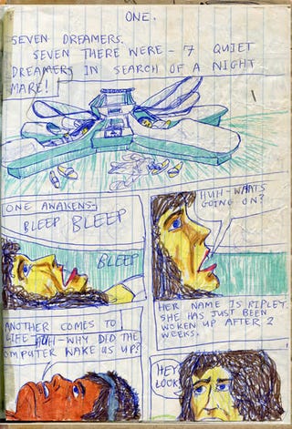 Alien, as written by an 11-year-old who never saw the movie before