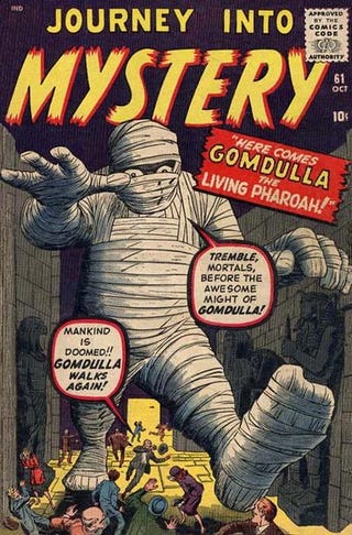 In praise of that nameless guy who was always yelling on old comic covers