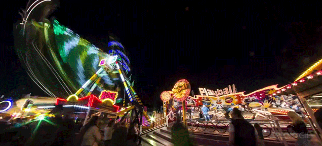 Time-lapse shows how it feels to be drunk at the local fair