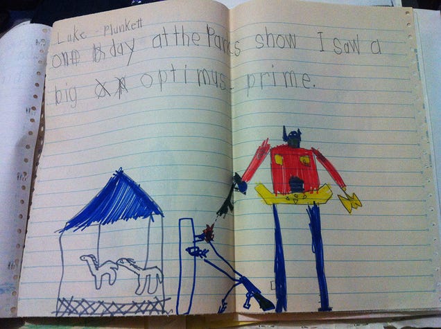 A Child's Sketchbook From the 1980s, Preserved For the 21st Century