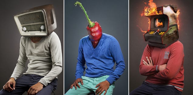 Can you guess the rock bands pictured in these surreal portraits?