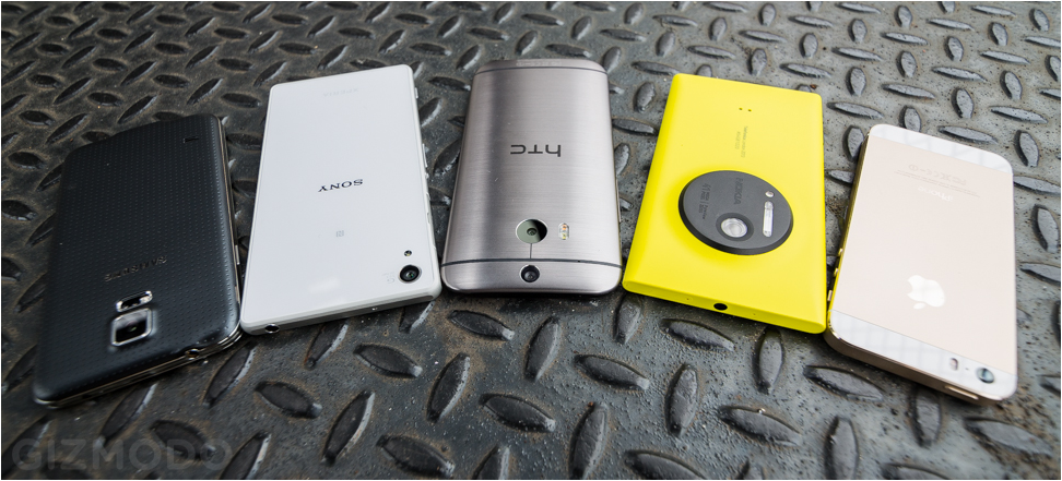 Duelo fotográfico: cinco de los mejores smartphones, frente a frente