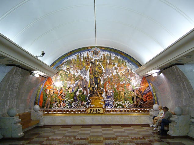 Moscow's Metro Isn't a Post Apocalyptic Wasteland. It's Actually Quite Lovely.
