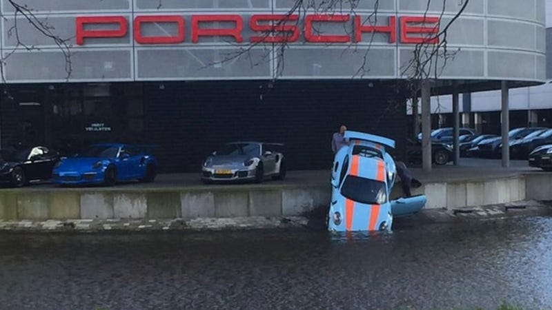 Gulf Porsche 911 GT3 RS Ends Up In Actual Gulf