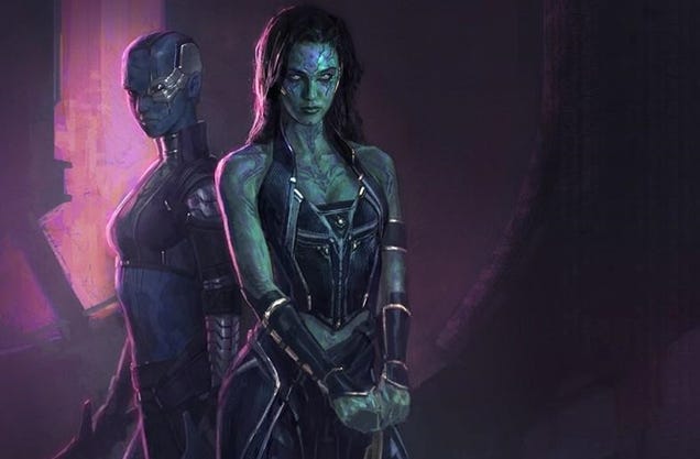 Guardians Of The Galaxy Art Shows The Kick-Ass Gamora We Could Have Had