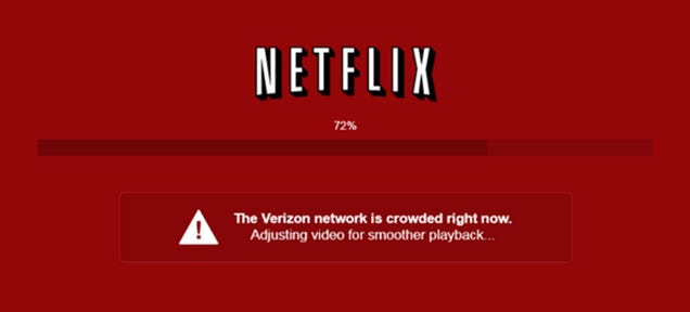 Netflix Lets People Know When Their Bad Stream Is Verizon's Fault