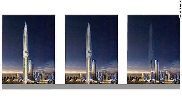 A 1,476-foot tower equipped with its very own cloaking device