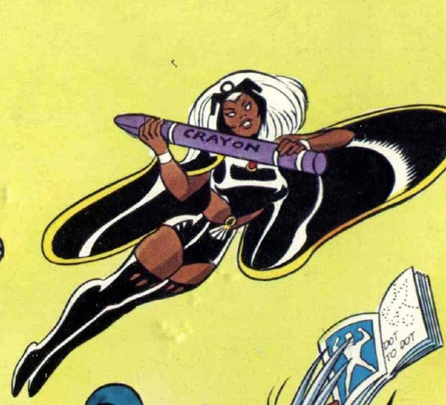 The 1983 X-Men Coloring Book Is A Lost Psychedelic Masterpiece