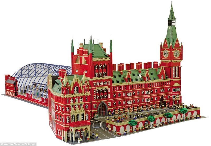 st pancras lego