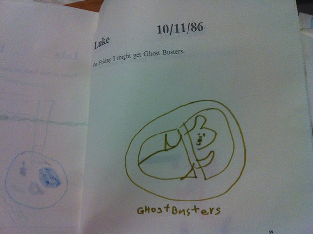 A Child's Sketchbook From the 1980s, Preserved For the 21st Century