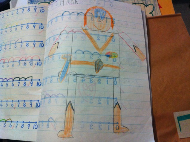 A Child's Sketchbook From the 1980s, Preserved For the 21st Century