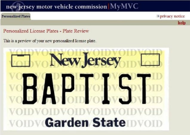 Woman Suing New Jersey for Rejecting Her Atheist License Plate Woman Suing New Jersey for Rejecting Her Atheist License Plate