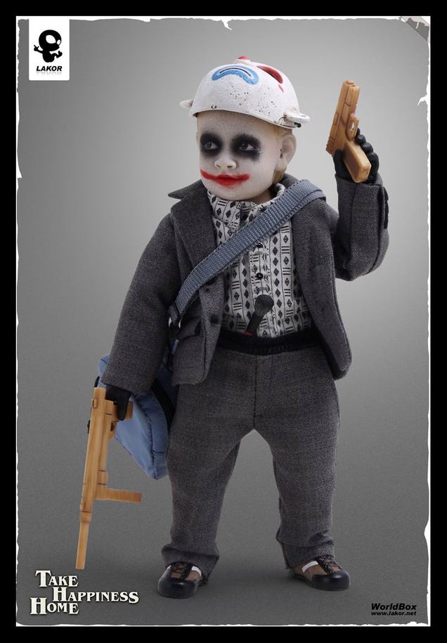 Please let this Joker Jr. Doll inspire a Dark Knight Babies line