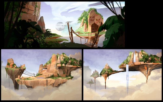 Drown Your Eyeballs in Rayman: Origins' Gorgeous Concept Art