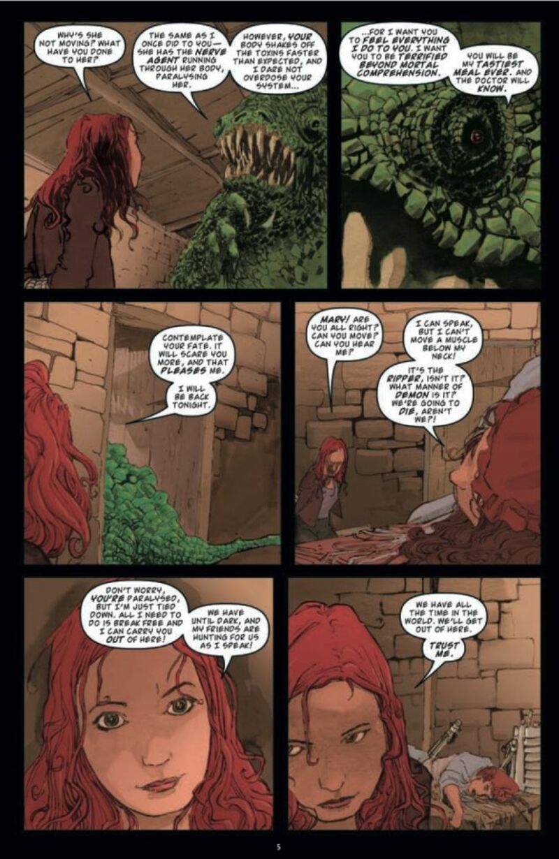 Check out a 7-page preview of IDW's Doctor Who comic: it's the 11th Doctor vs. Jack the Ripper!