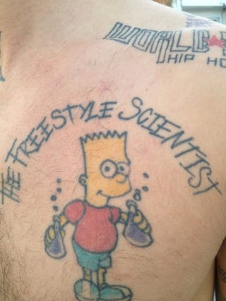Riff Raff's Tattoos