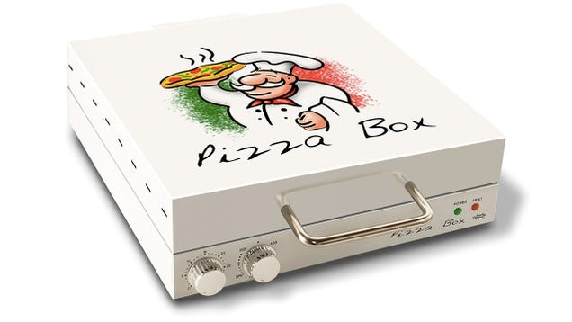 The Pizza From This Box-Shaped Oven Is Always Hot and Gooey