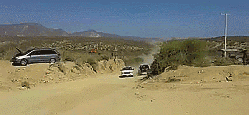 Here's How Robby Gordon Deals With Traffic