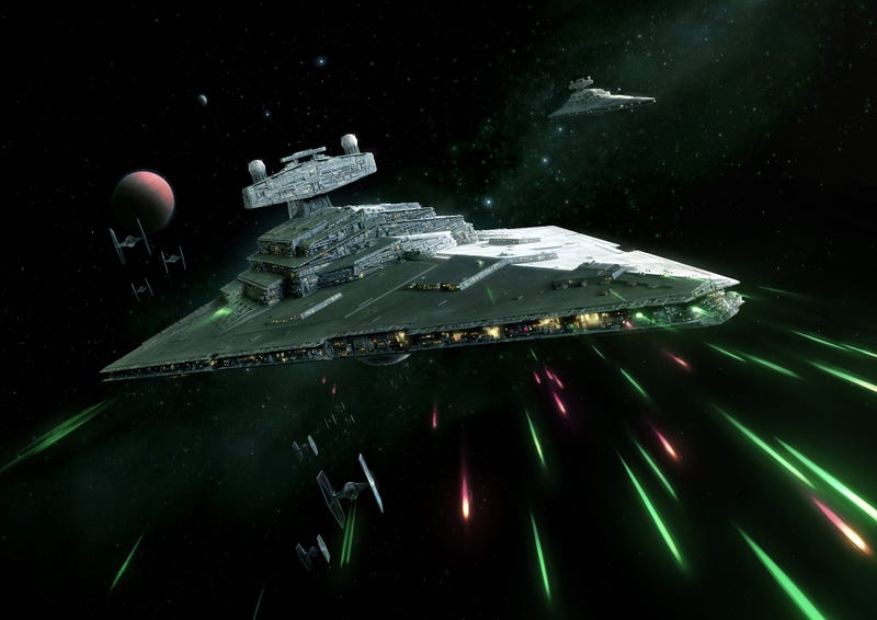 Star Wars Space Battle Has No Chill
