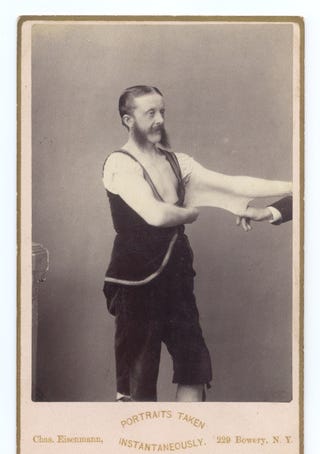Glamour shots of carnival "freaks" of the 1800s were oddly touching